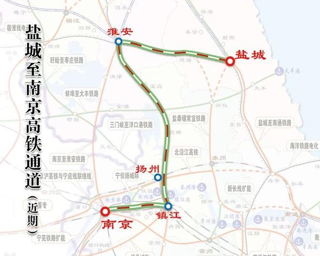 南京南火车去盐城需要经过哪些城市