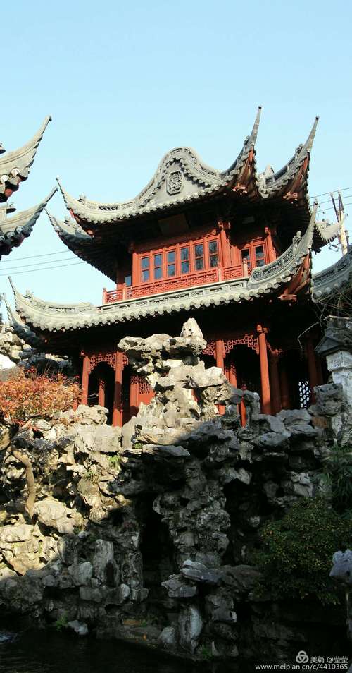 上海的豫园的景色特征