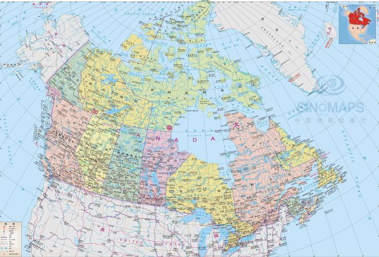 加拿大地图是什么形状