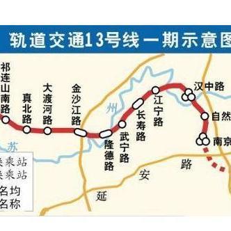 上海轨交13号线何时开通 站点如何分布的