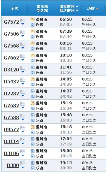 柳市到温州新南站的车最早一班是几点