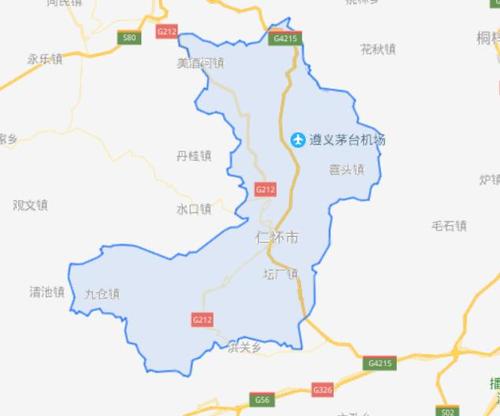 贵州仁怀市有几个乡镇