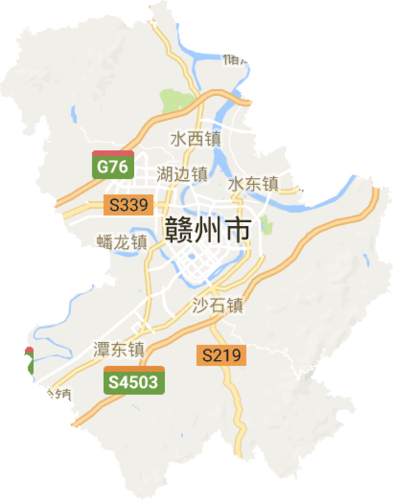 赣州章贡区有哪几个乡镇