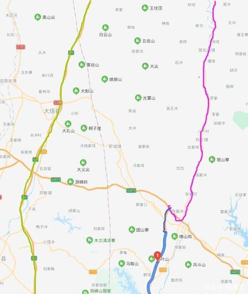 武大高速全程路线图详细介绍