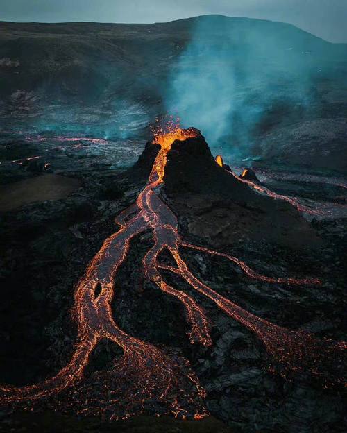 冰岛最大的火山