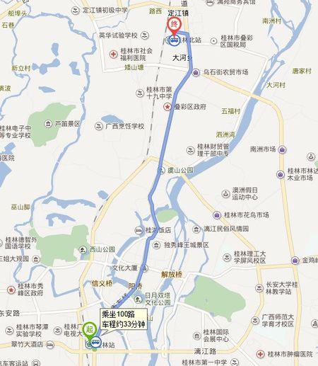 桂林火车站到桂林北站怎么走 有多远啊