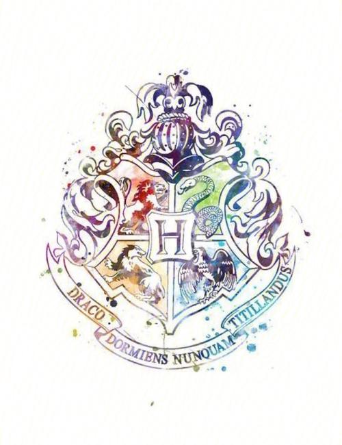 哈利波特四个学院的校徽中的丝带写了什么