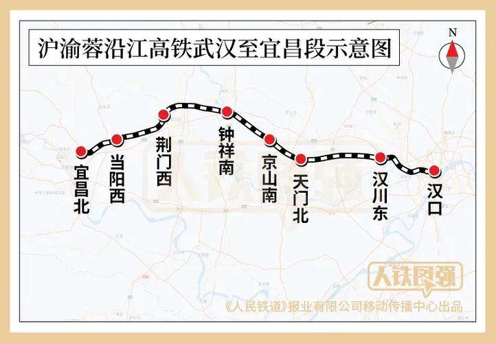 上海虹桥到成都东的高铁途经哪些地方