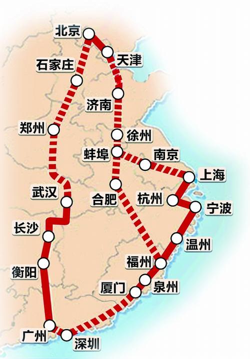 深圳去上海的高铁有哪些线路