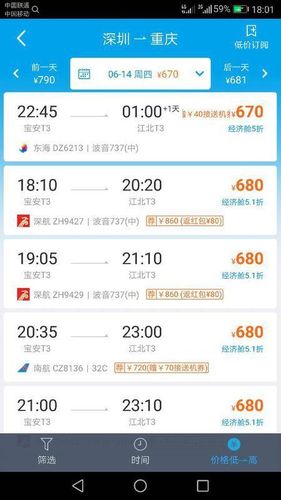 深圳到重庆 坐飞机要多久