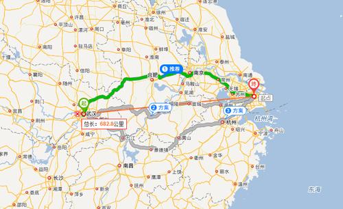 巢湖市离上海多少公里