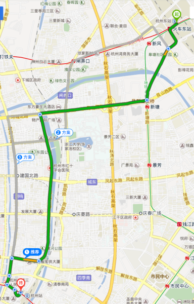 杭州东站离哪些景点近
