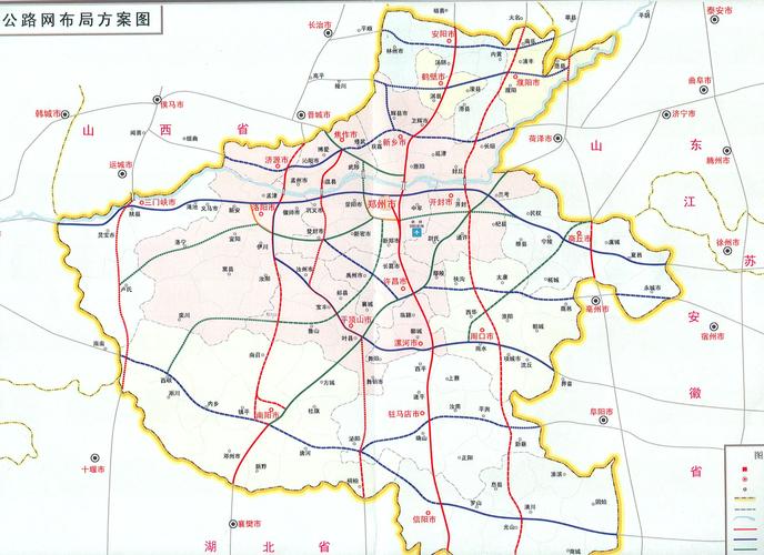 河南省内有几条高速公路 它们都叫什么名字