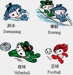奥运会四个吉祥物