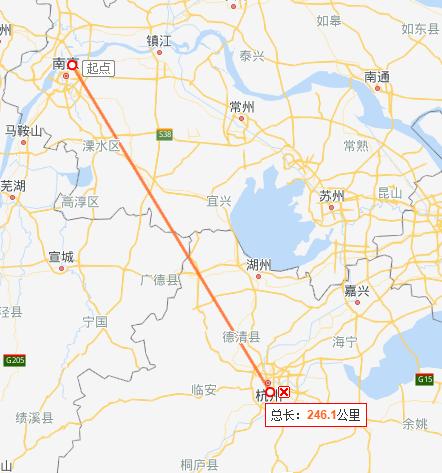 南京至杭州多少公里