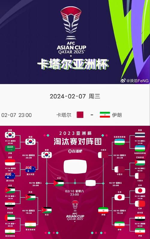 2023亚洲杯正式赛程