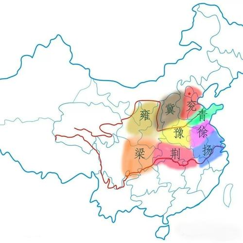 九州地图划分