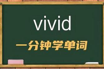 vivid是什么意思中文