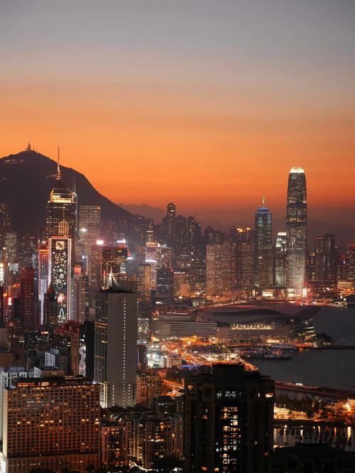 赞美香港夜景的诗句