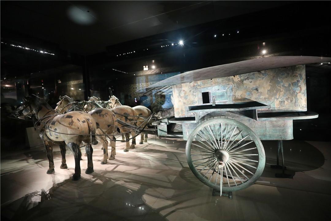 铜车马博物馆和兵马俑在一起吗