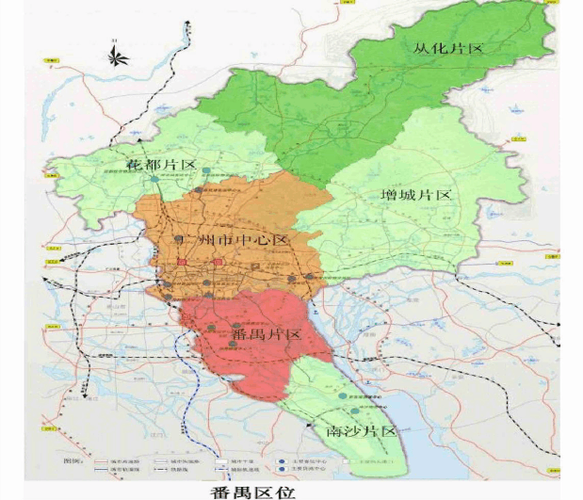 番禺是广州的中心区吗