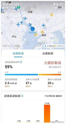 深圳宝安机场取消哪些航班