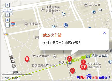 武汉高铁站在那个位置