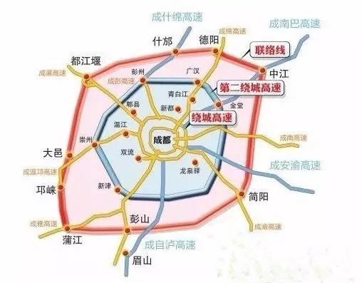 四川省成都市周边一个小时车程的城市有哪些