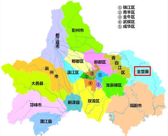 四川金堂县有几个镇啊