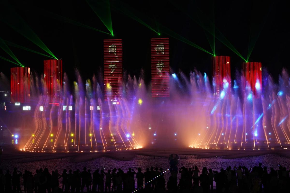 康巴什喷泉广场是亚洲最大的吗