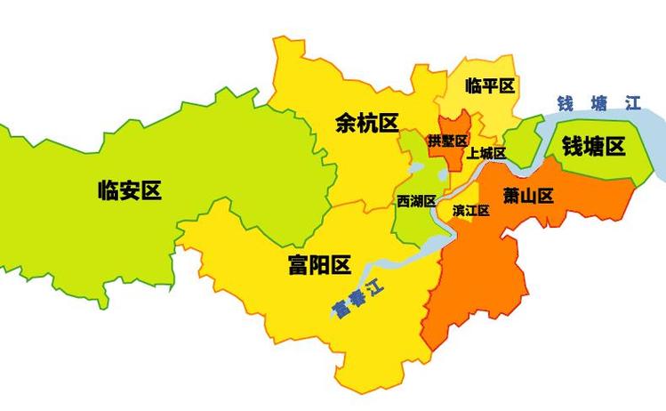 杭州分几个区 哪个最繁华