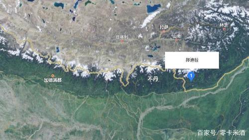 西山口邦迪拉在藏的哪个位置 地图显示