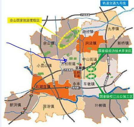 松江区在上海什么地方