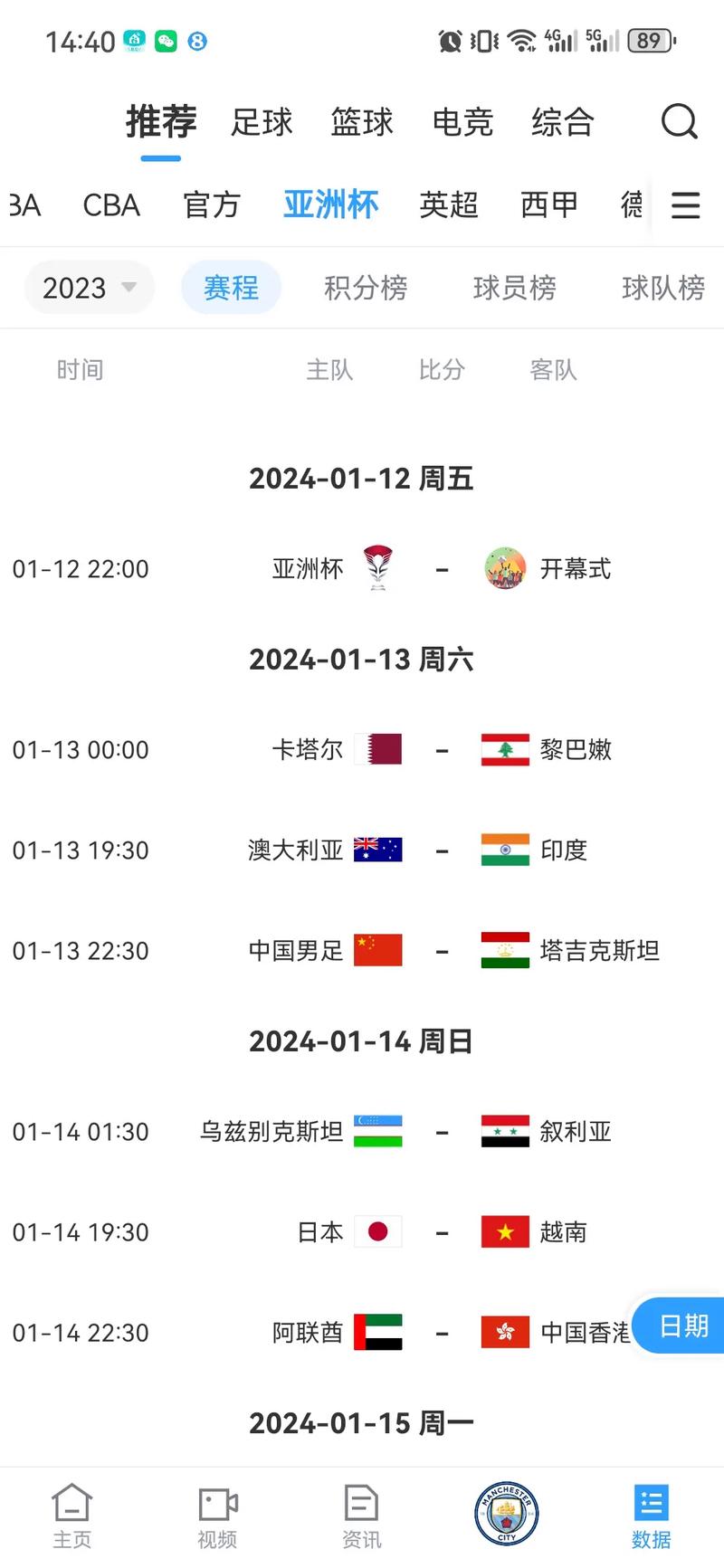 亚洲杯u20赛程表规则