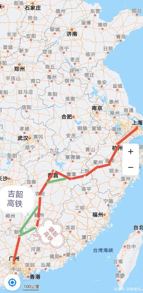 上海火车站至广州火车站经过多少站