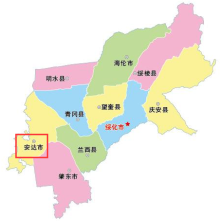 黑龙江安达市有哪些县镇村 分别叫什么