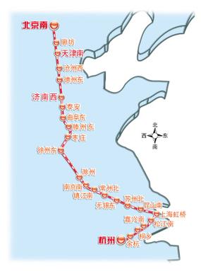 北京开往上饶高铁g27次列车中途经停哪些地方