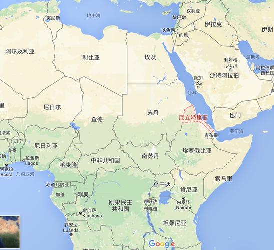 厄立特里亚在非洲哪里