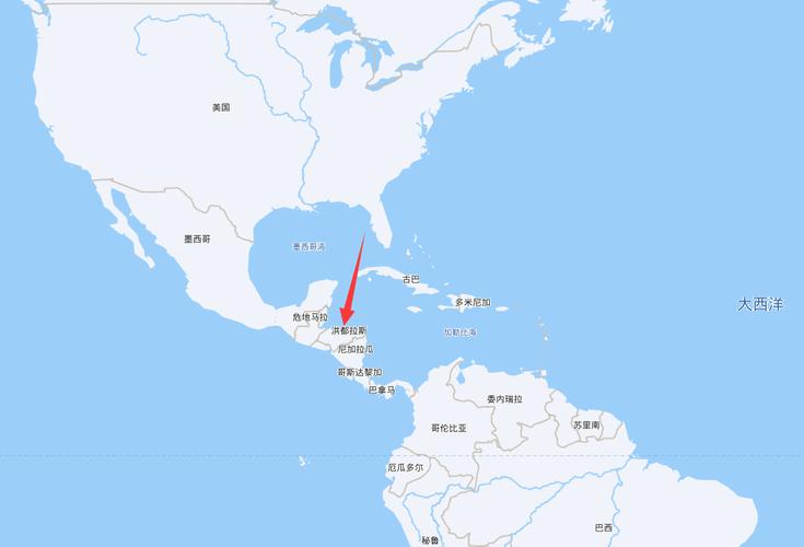 洪都拉斯的地理位置及分布如何
