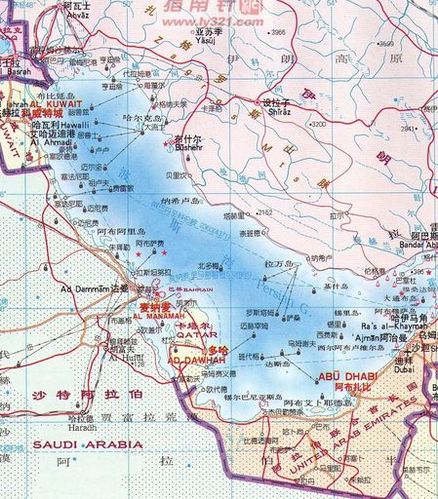 波斯湾在哪里 洲 大概地理位置